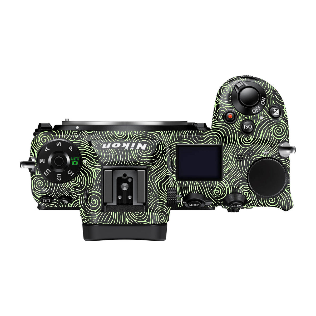 Green Spirals Nikon Z6 II Camera Skin