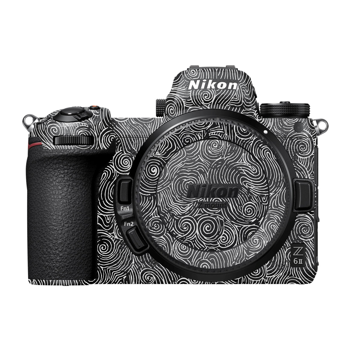 White Spirals Nikon Z6 II Camera Skin