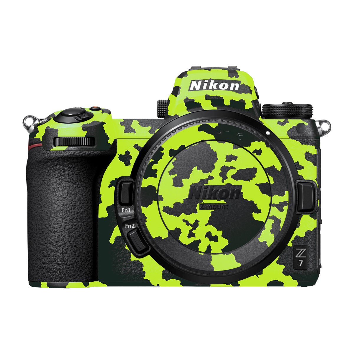 Neon Green Splatter Nikon Z7 Camera Skin
