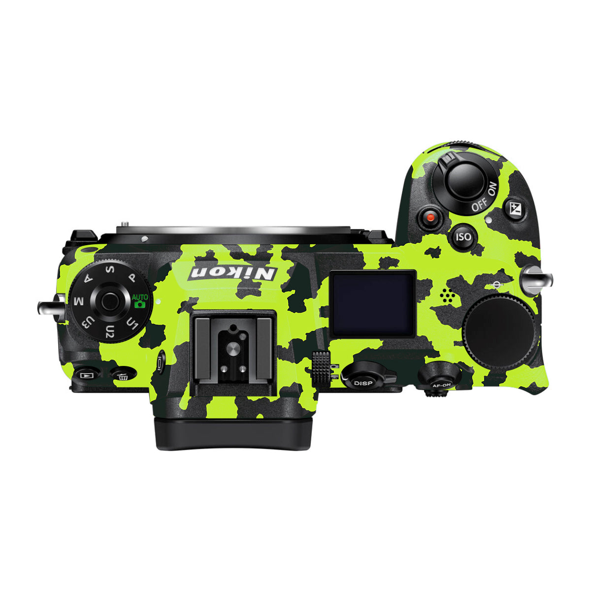 Neon Green Splatter Nikon Z7 Camera Skin