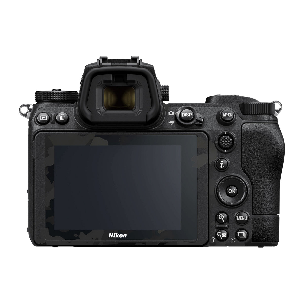 Black Camouflage Nikon Z7 Camera Skin
