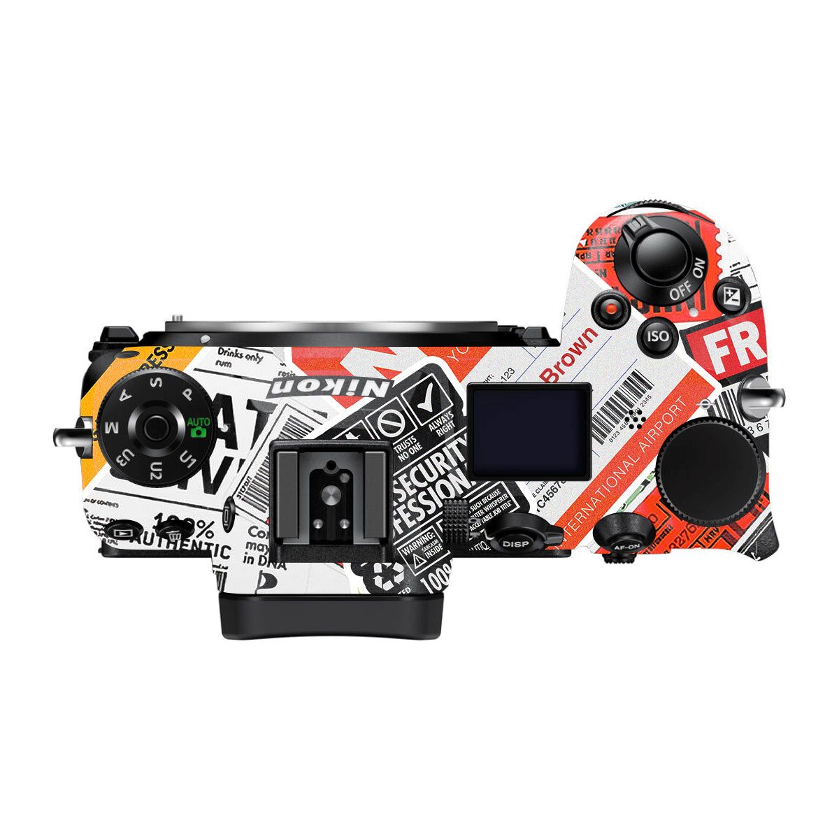 Tech Aesthetic Sticker Collage Nikon Z7 Camera Skin