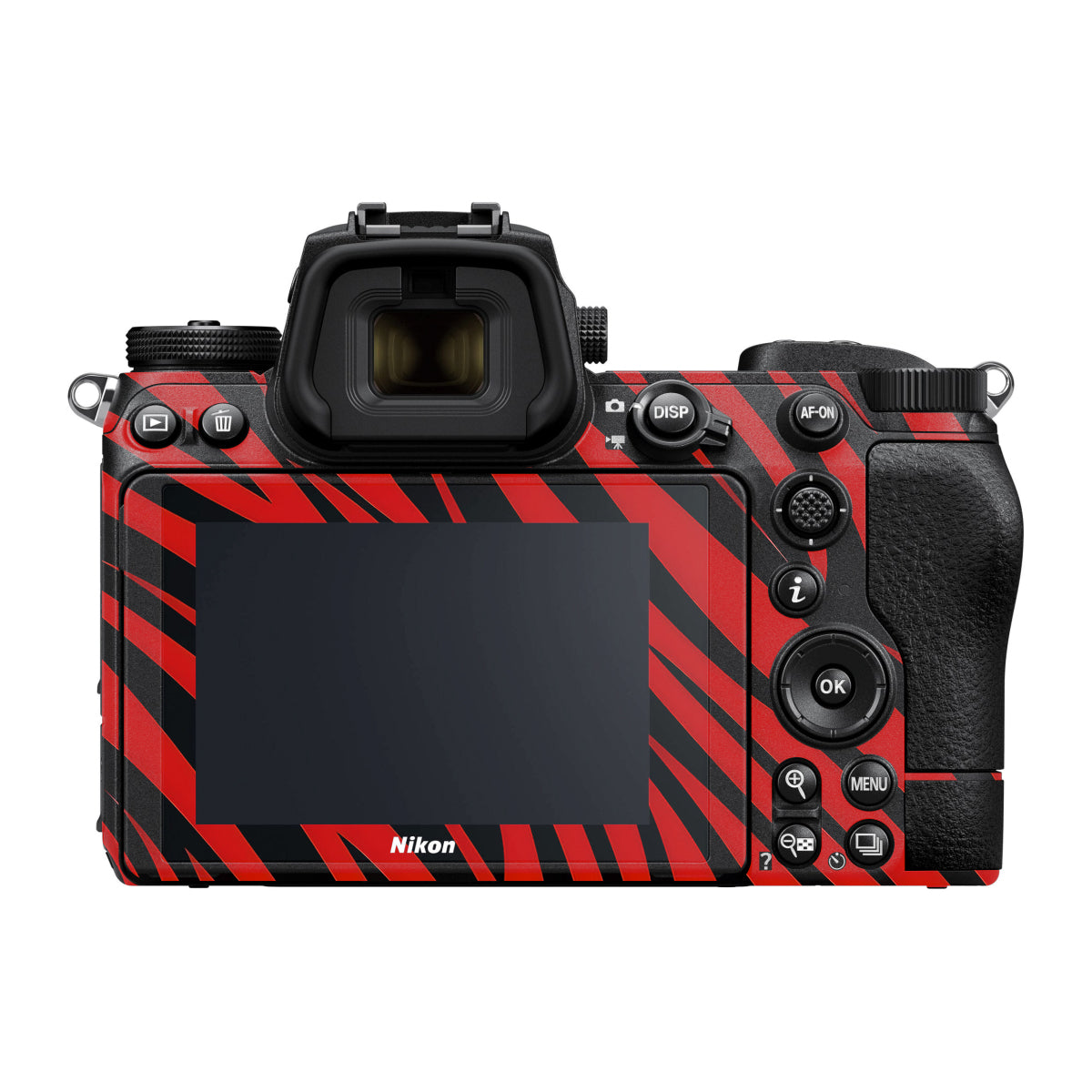 Red and Black Stripes Nikon Z7 Camera Skin