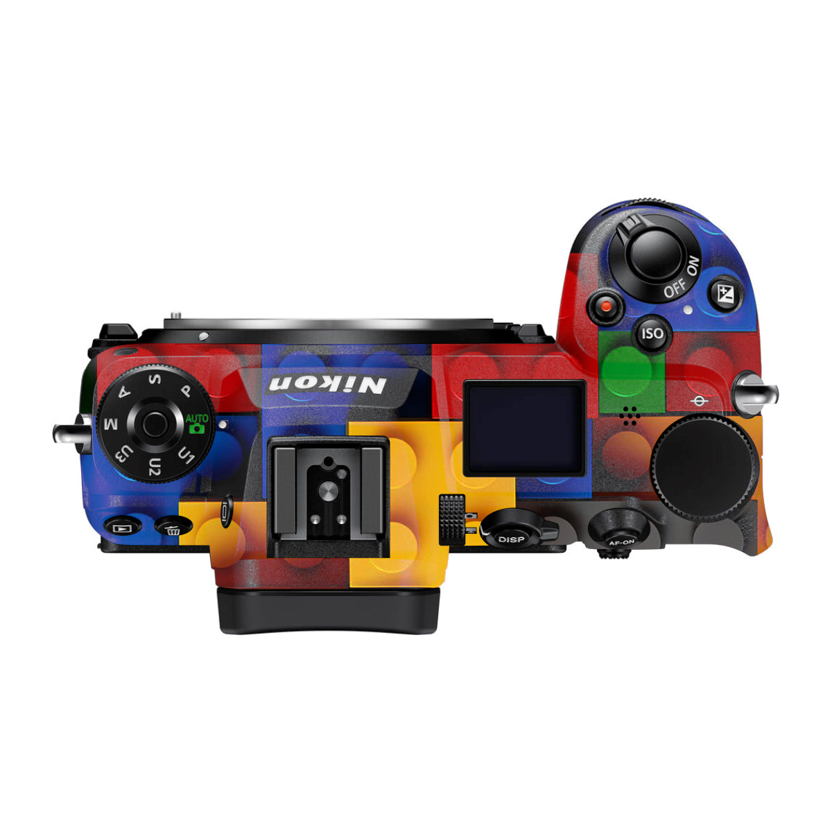 Colorful LEGO Brick Wall Pattern Nikon Z7 Camera Skin