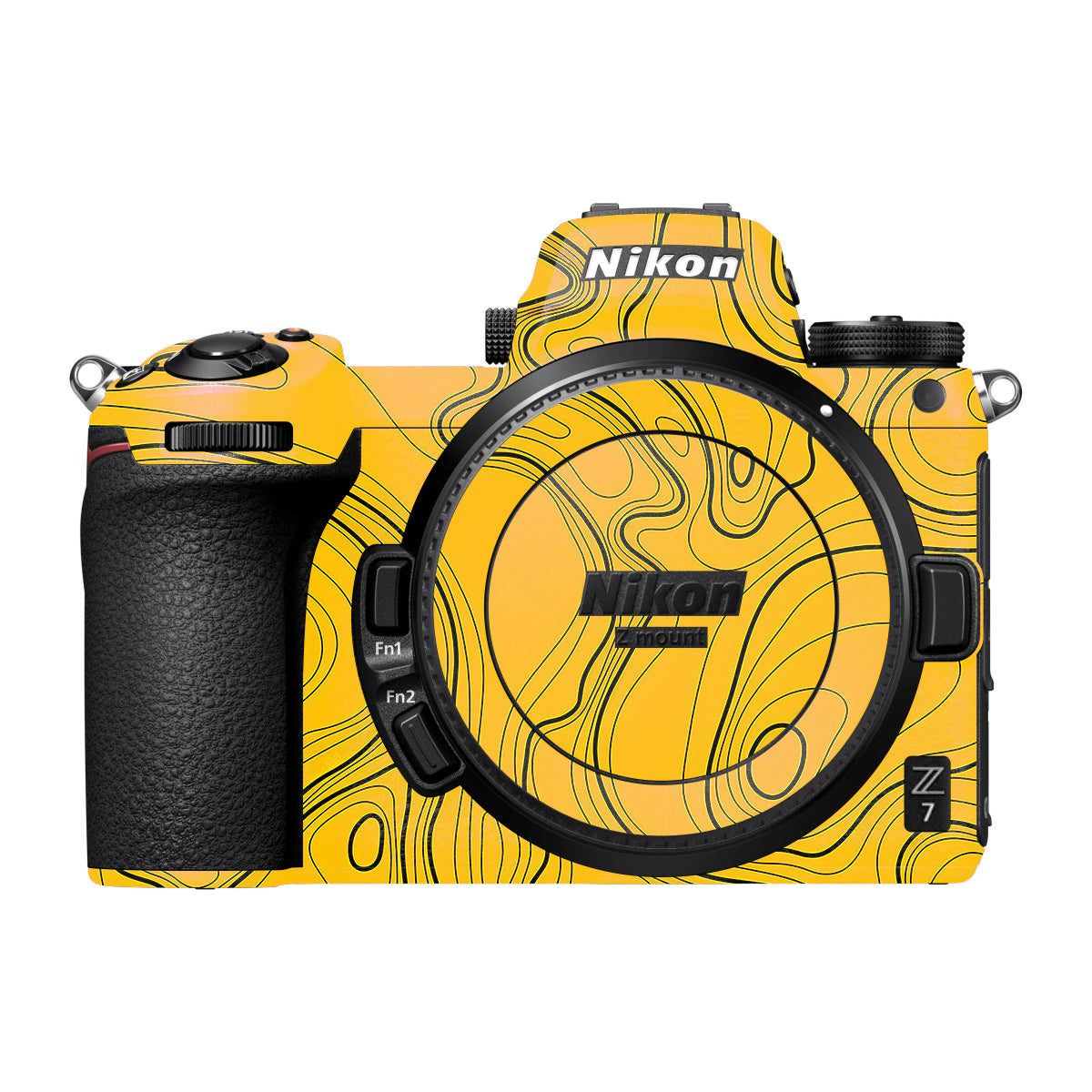 Topographic Map Pattern Nikon Z7 Camera Skin