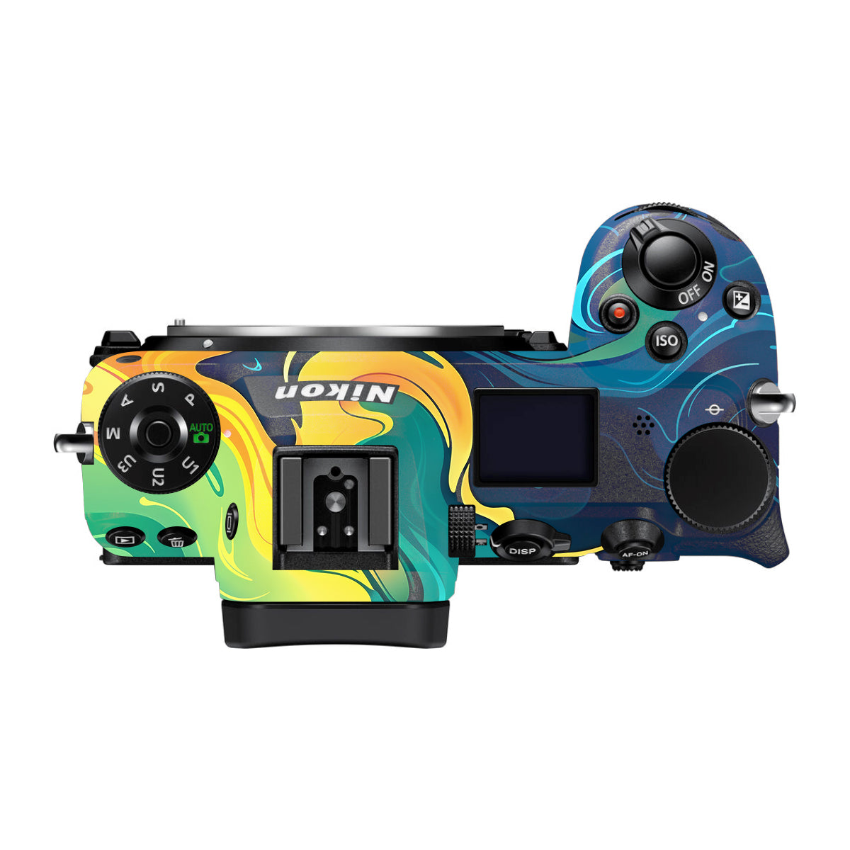 Rainbow Liquid Fusion Nikon Z7 Camera Skin