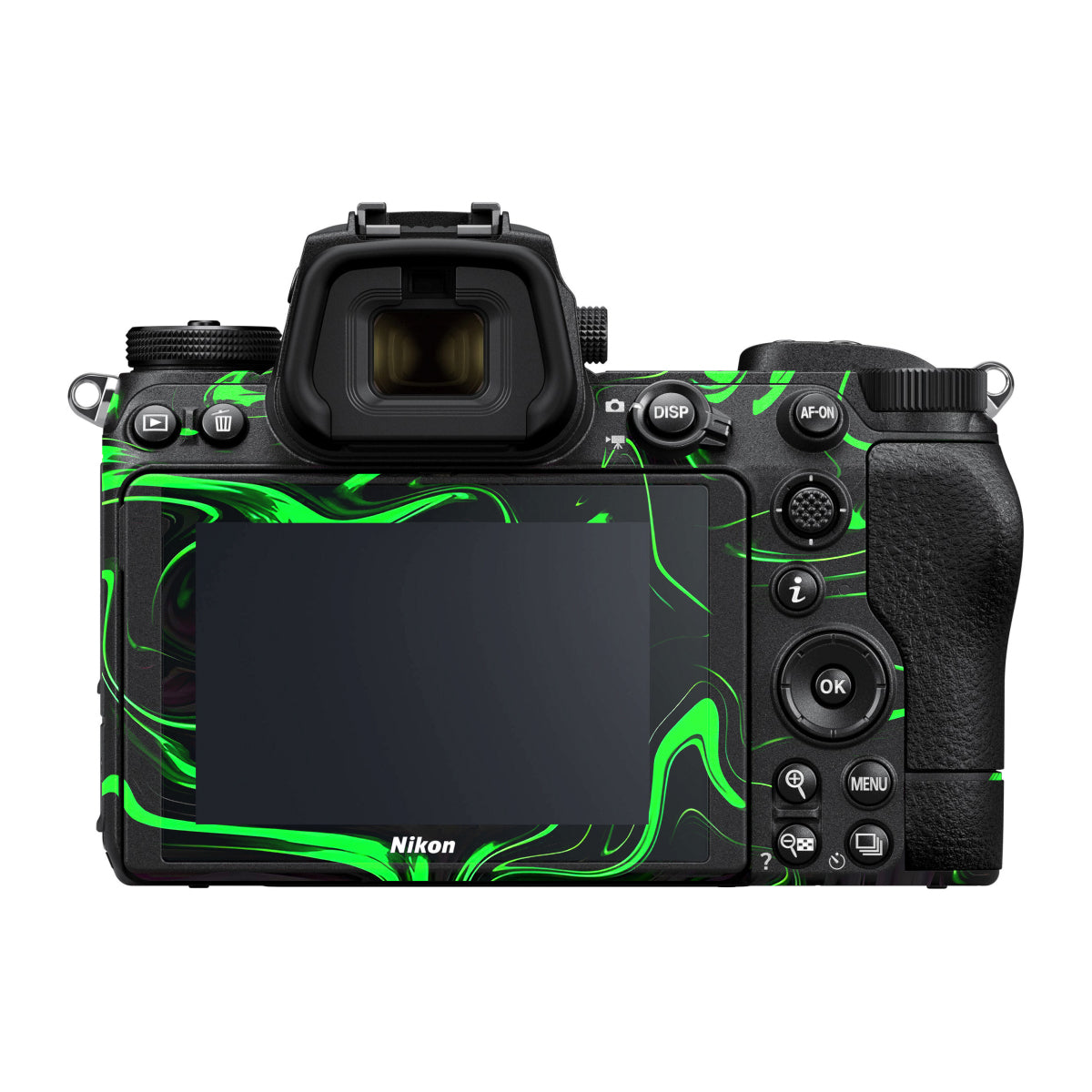 Green Liquid Pattern Nikon Z7 II Camera Skin