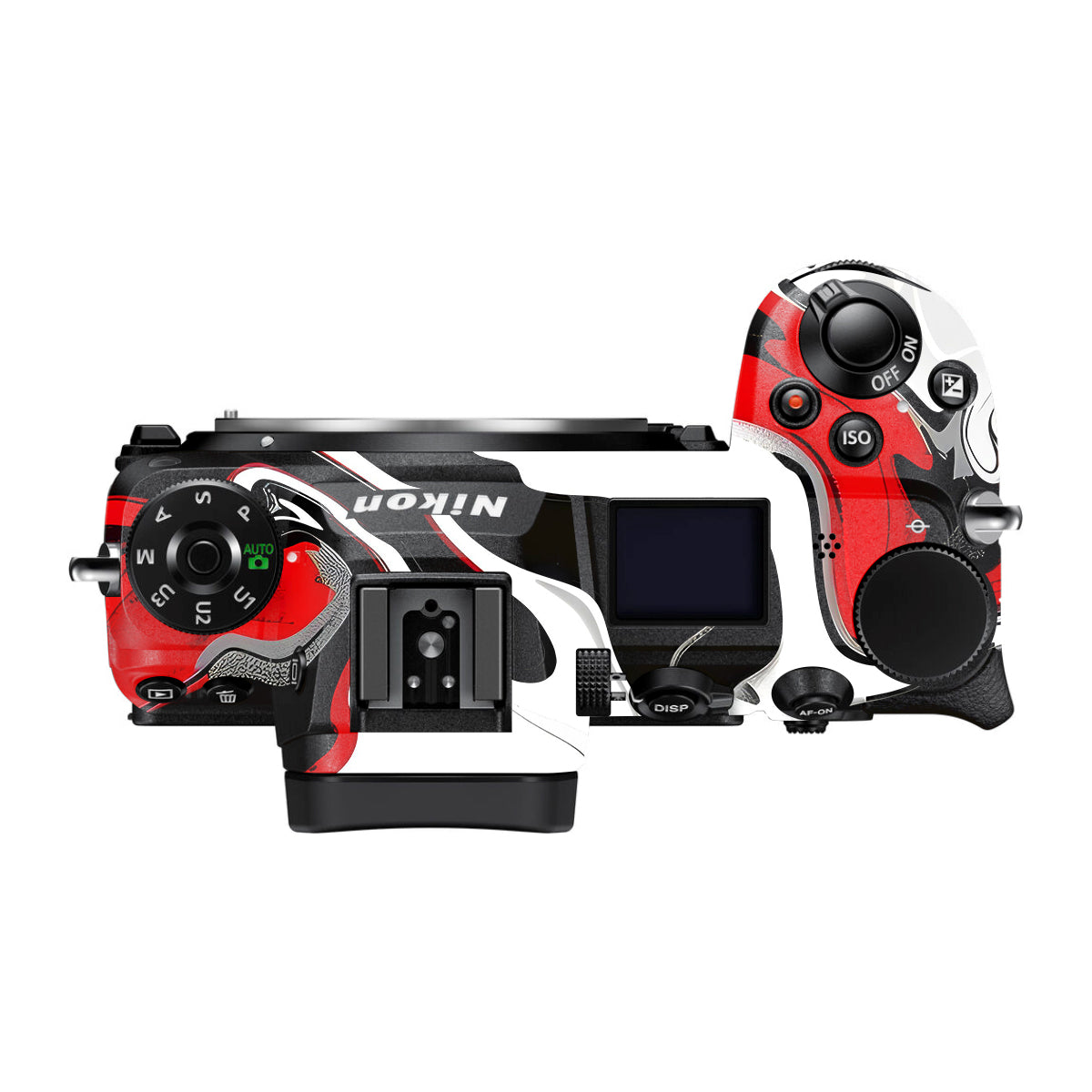 Scarlet and White Motion Nikon Z7 II Camera Skin