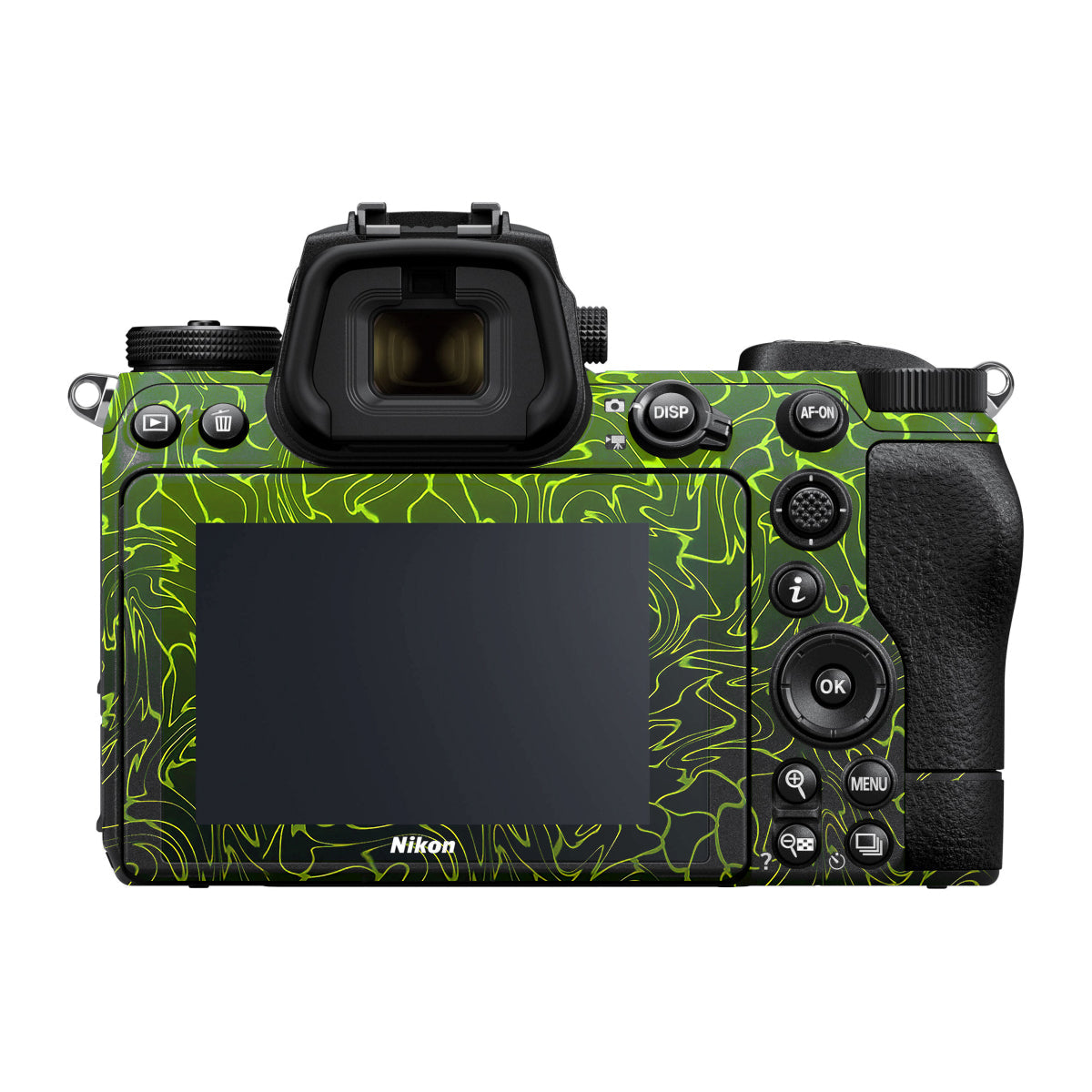 Lime Yellow to Black Gradient Nikon Z7 II Camera Skin