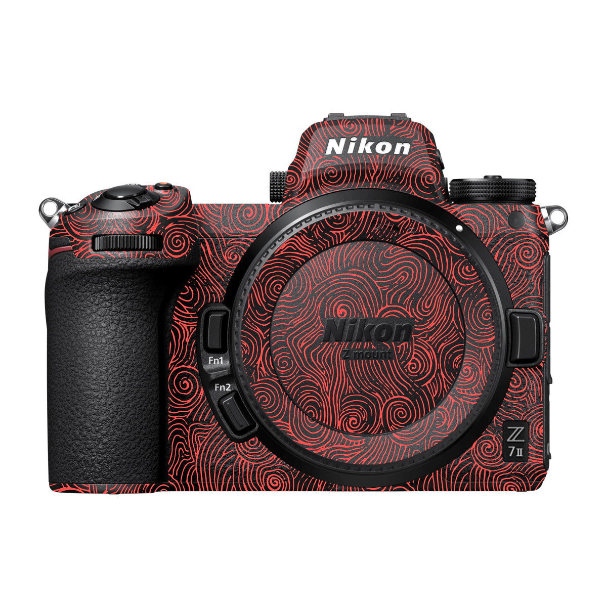 Red Spirals Nikon Z7 II Camera Skin