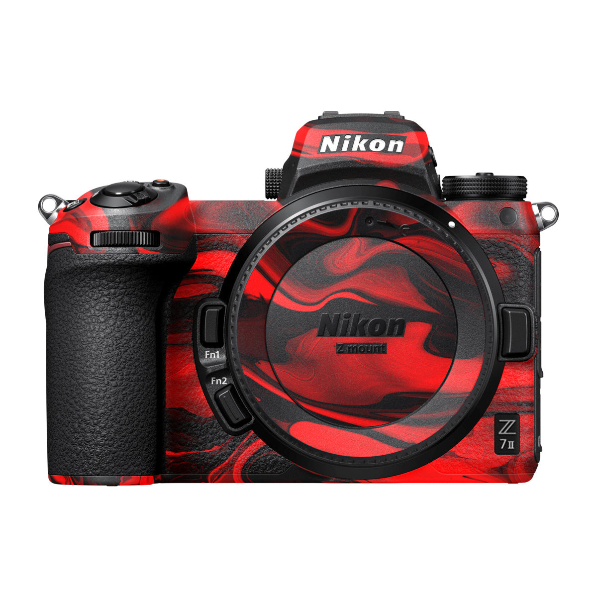 Red Lava Flow Nikon Z7 II Camera Skin
