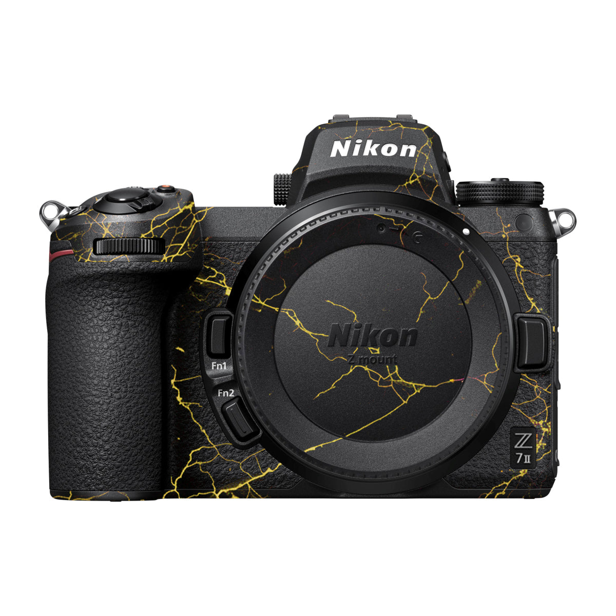 Electric Gold Veins Nikon Z7 II Camera Skin