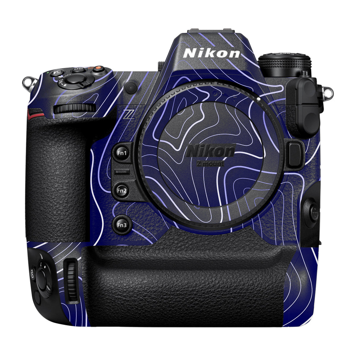 Deep Blue Contour Nikon Z9 Camera Skin