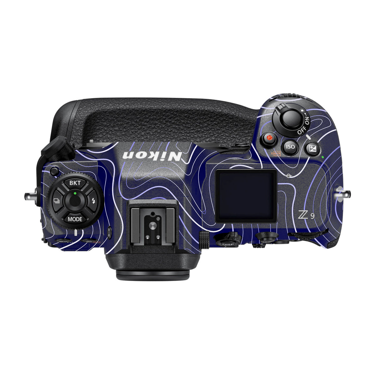 Deep Blue Contour Nikon Z9 Camera Skin