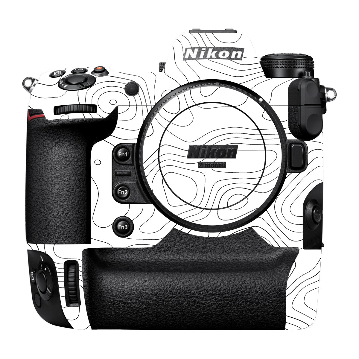 White Contour Design Nikon Z9 Camera Skin
