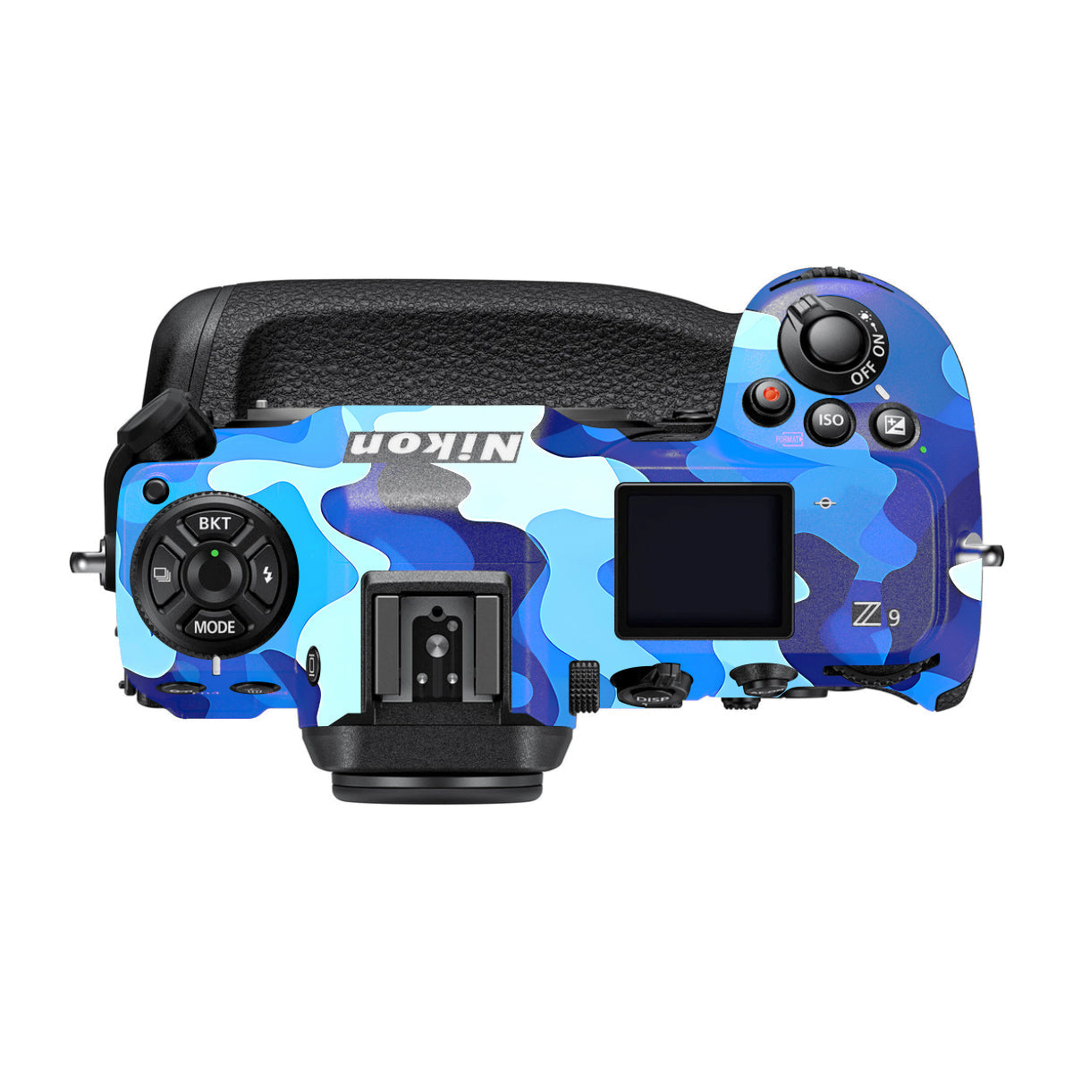 Arctic Blue Camo Pattern Nikon Z9 Camera Skin