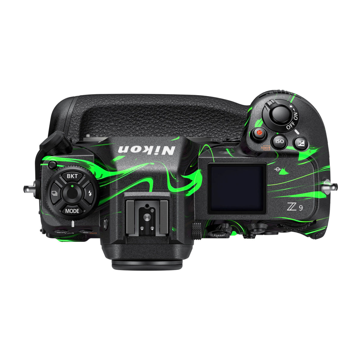 Green Liquid Pattern Nikon Z9 Camera Skin