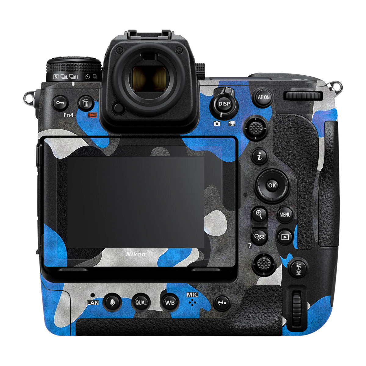 Blue Grey Camo Nikon Z9 Camera Skin