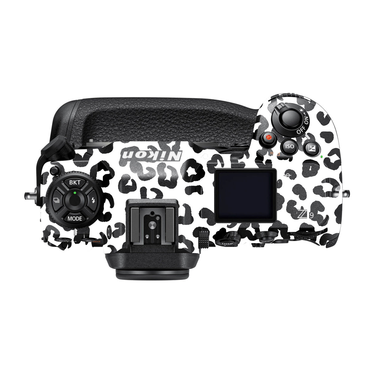 White Leopard Nikon Z9 Camera Skin