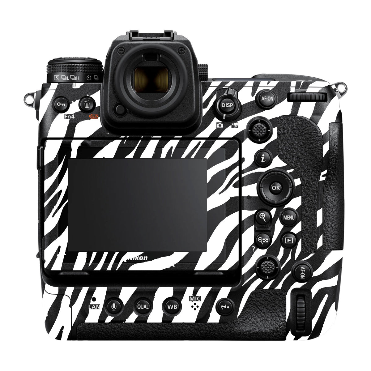 Classic Zebra Stripes Nikon Z9 Camera Skin