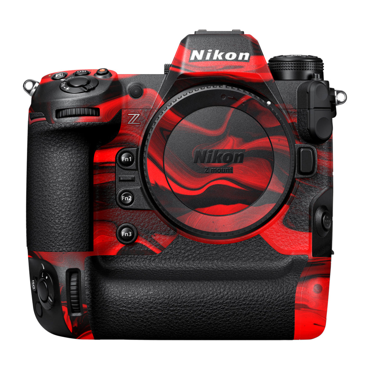 Red Lava Flow Nikon Z9 Camera Skin