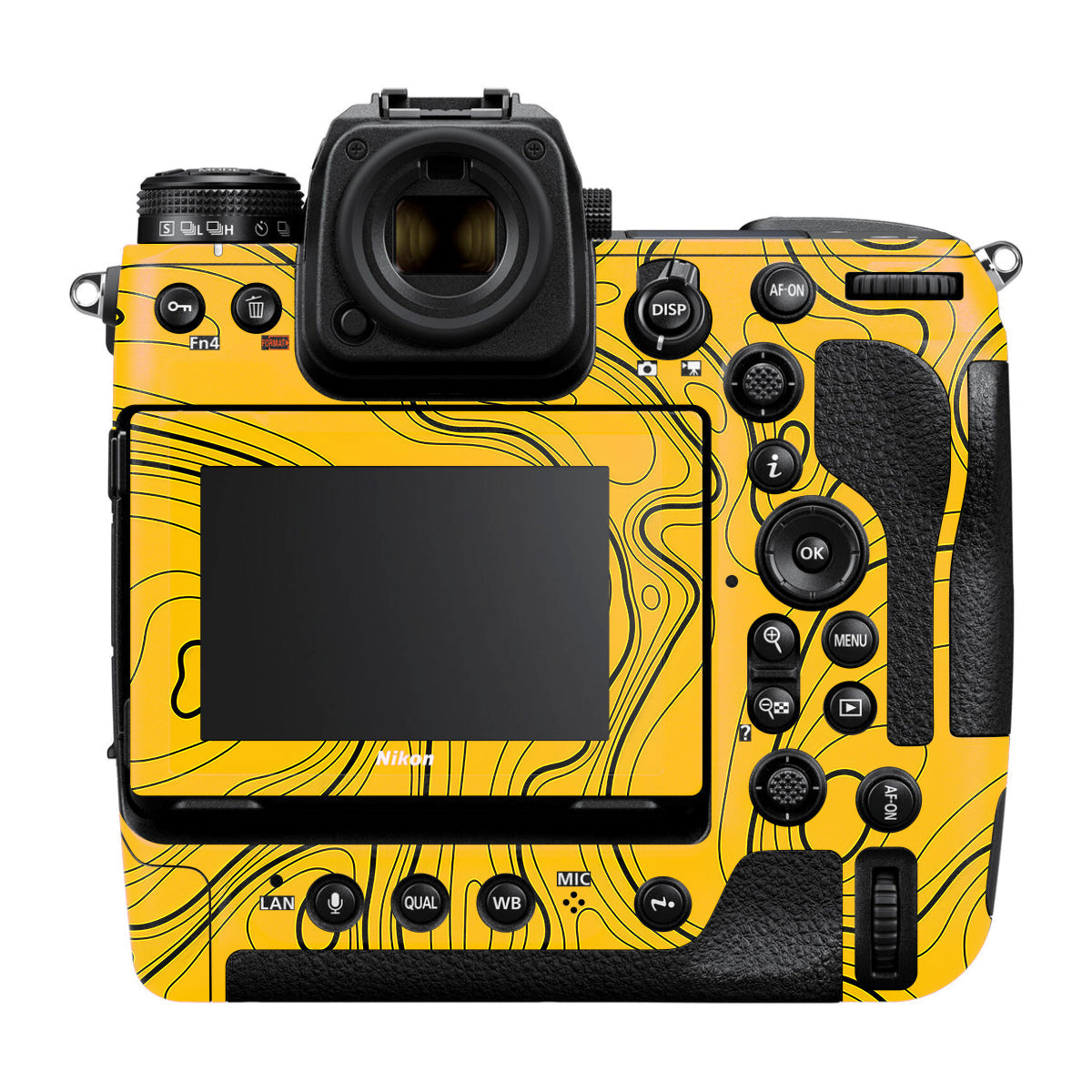Topographic Map Pattern Nikon Z9 Camera Skin