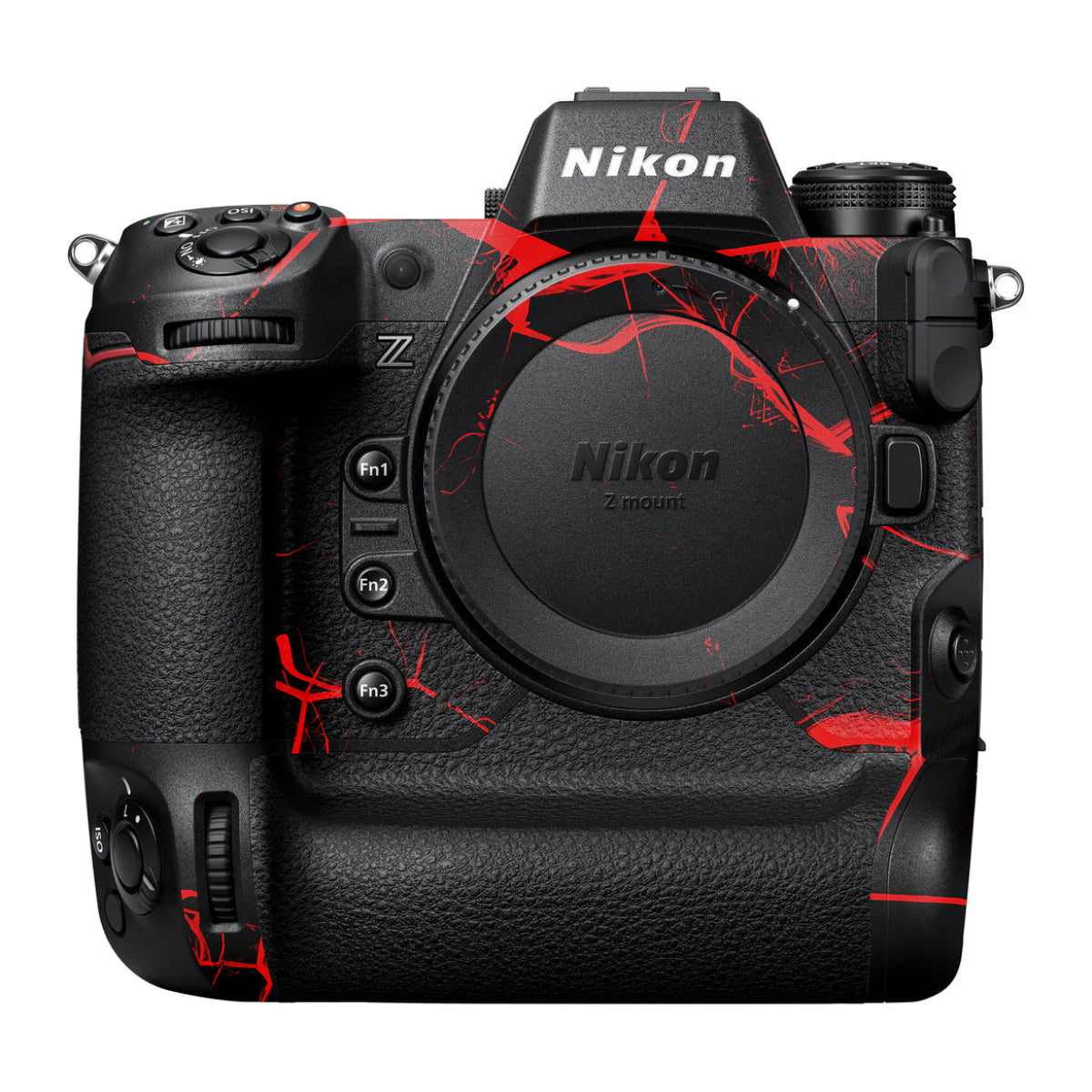 Red Neural Grid Nikon Z9 Camera Skin