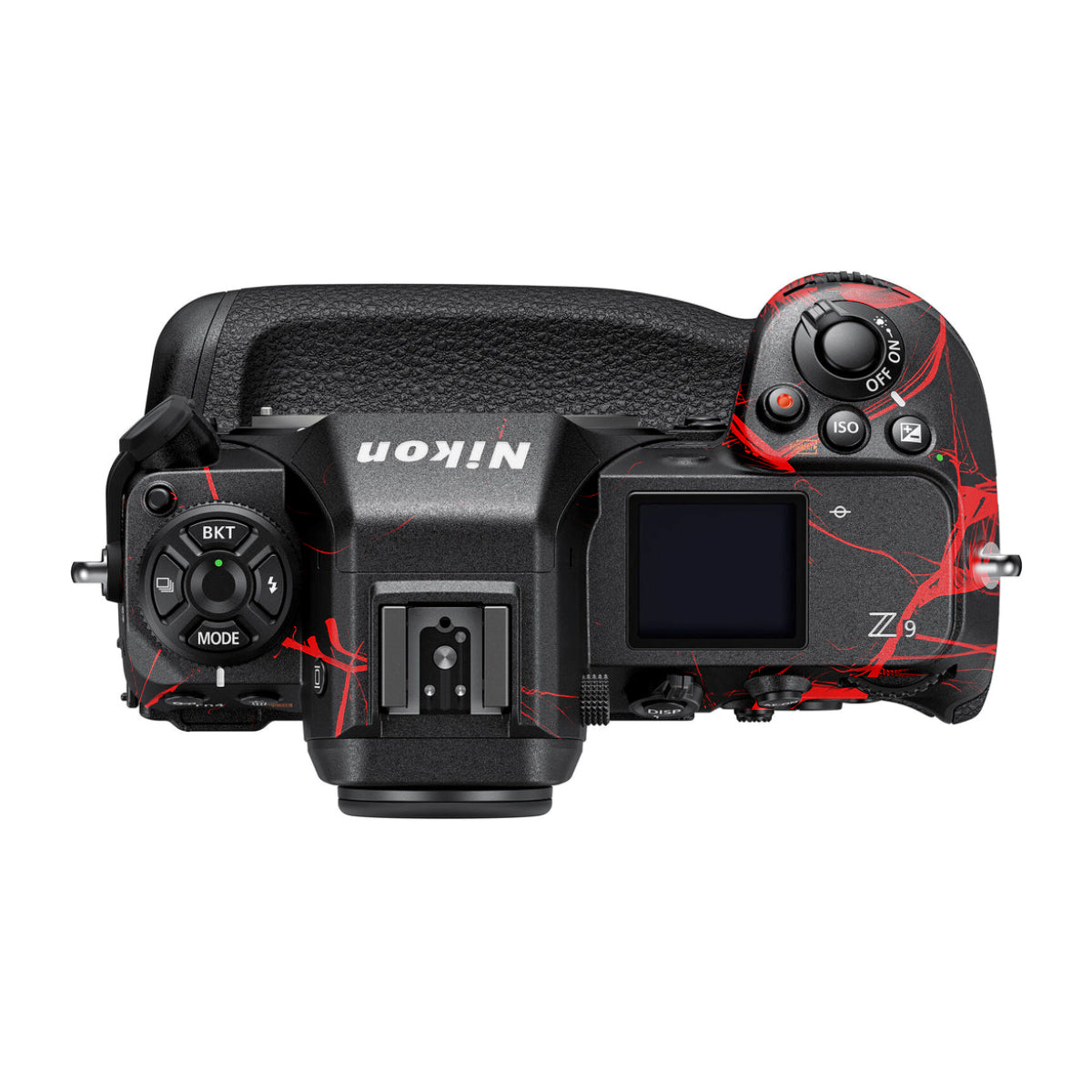 Red Neural Grid Nikon Z9 Camera Skin