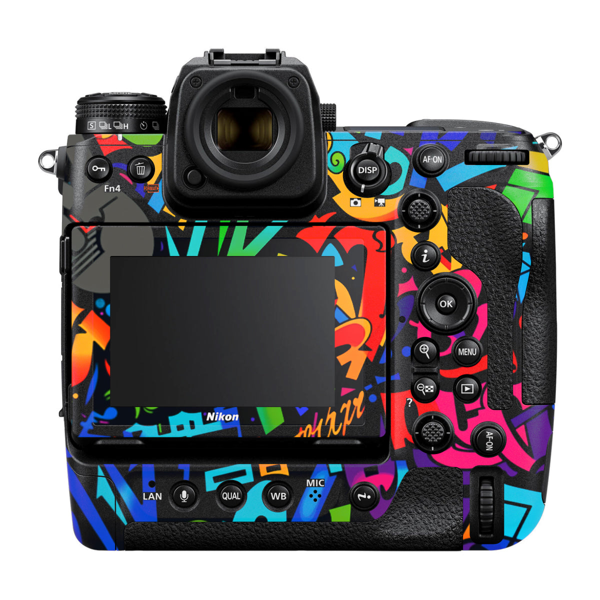 Colorful Urban Street Art Lettering Nikon Z9 Camera Skin