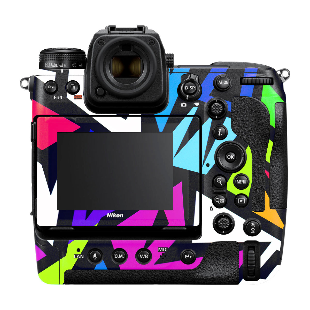 Bold Geometric Pop Nikon Z9 Camera Skin