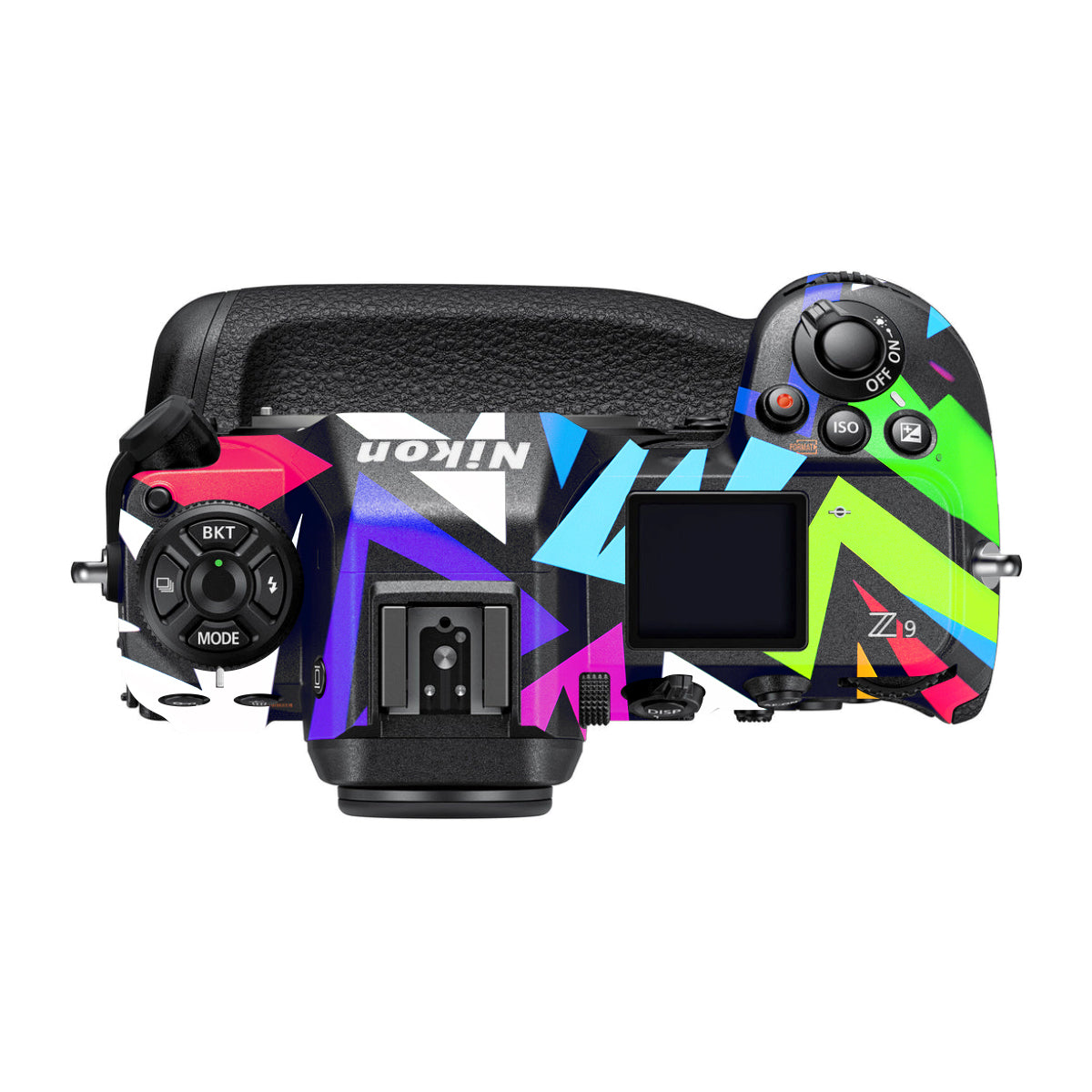 Bold Geometric Pop Nikon Z9 Camera Skin