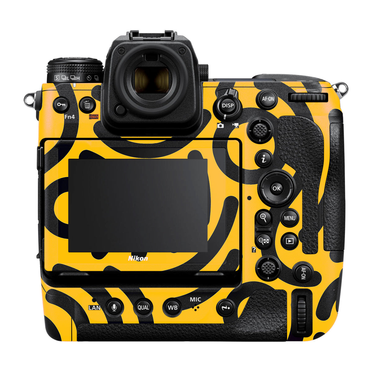 Minimal Yellow Wave Nikon Z9 Camera Skin