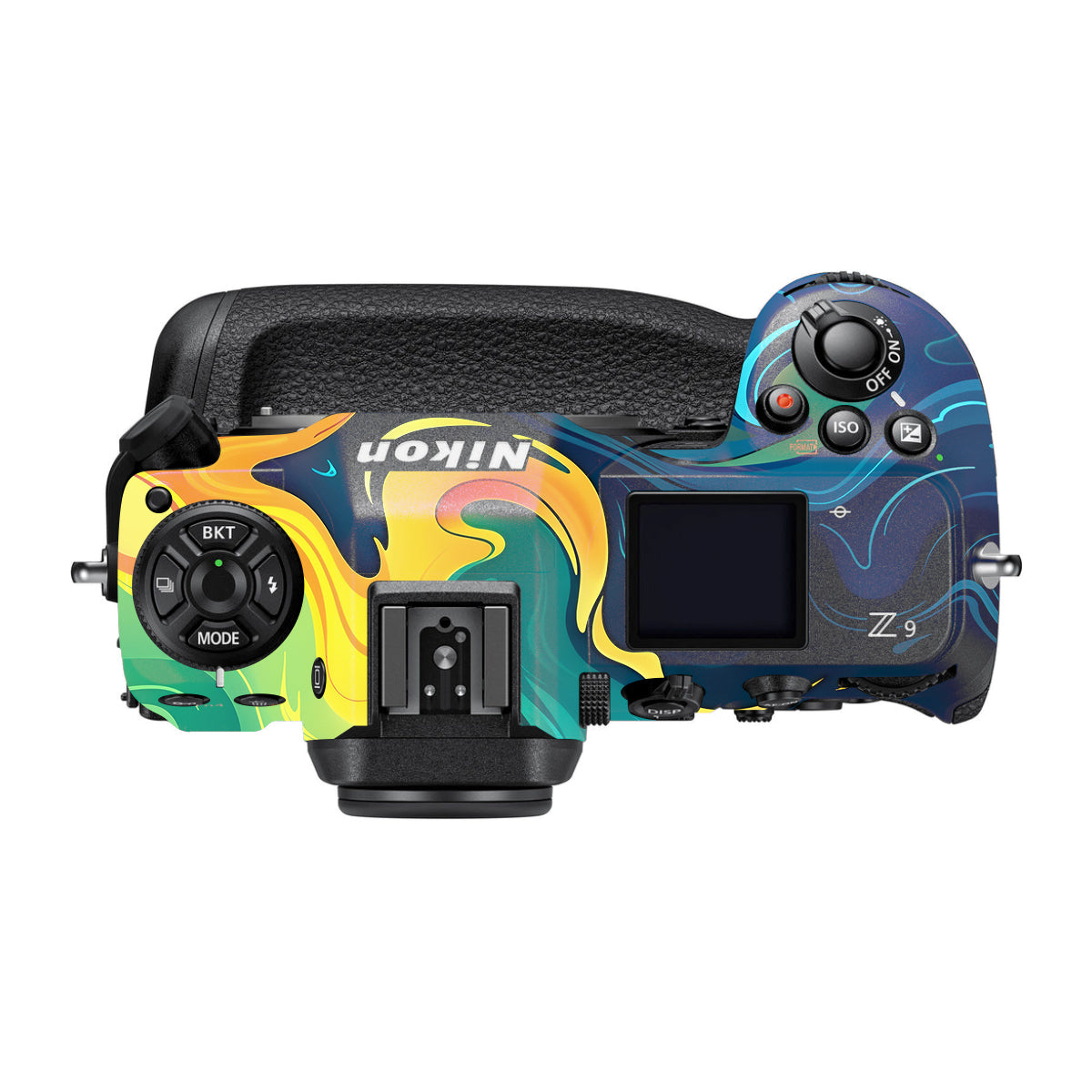 Rainbow Liquid Fusion Nikon Z9 Camera Skin