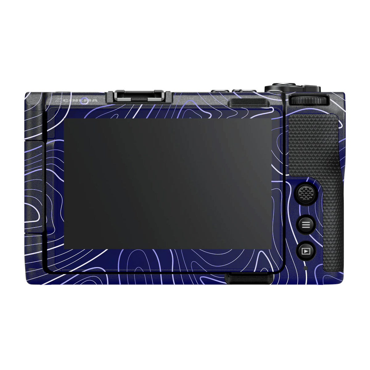 Deep Blue Contour Nikon ZR Camera Skin