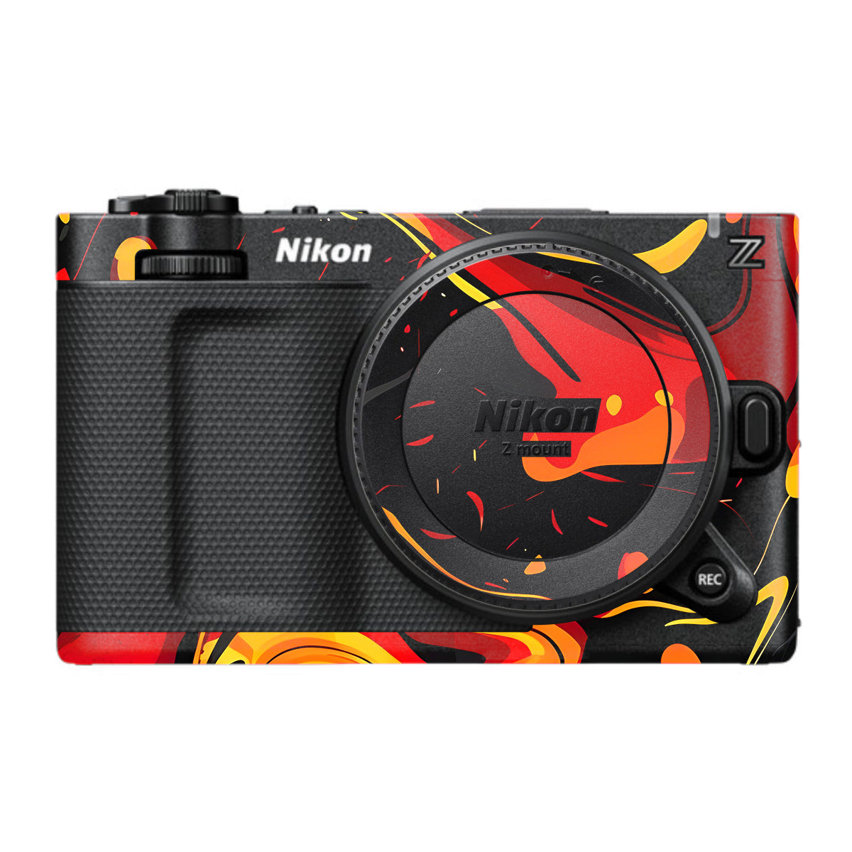 Lava Burst Nikon ZR Camera Skin