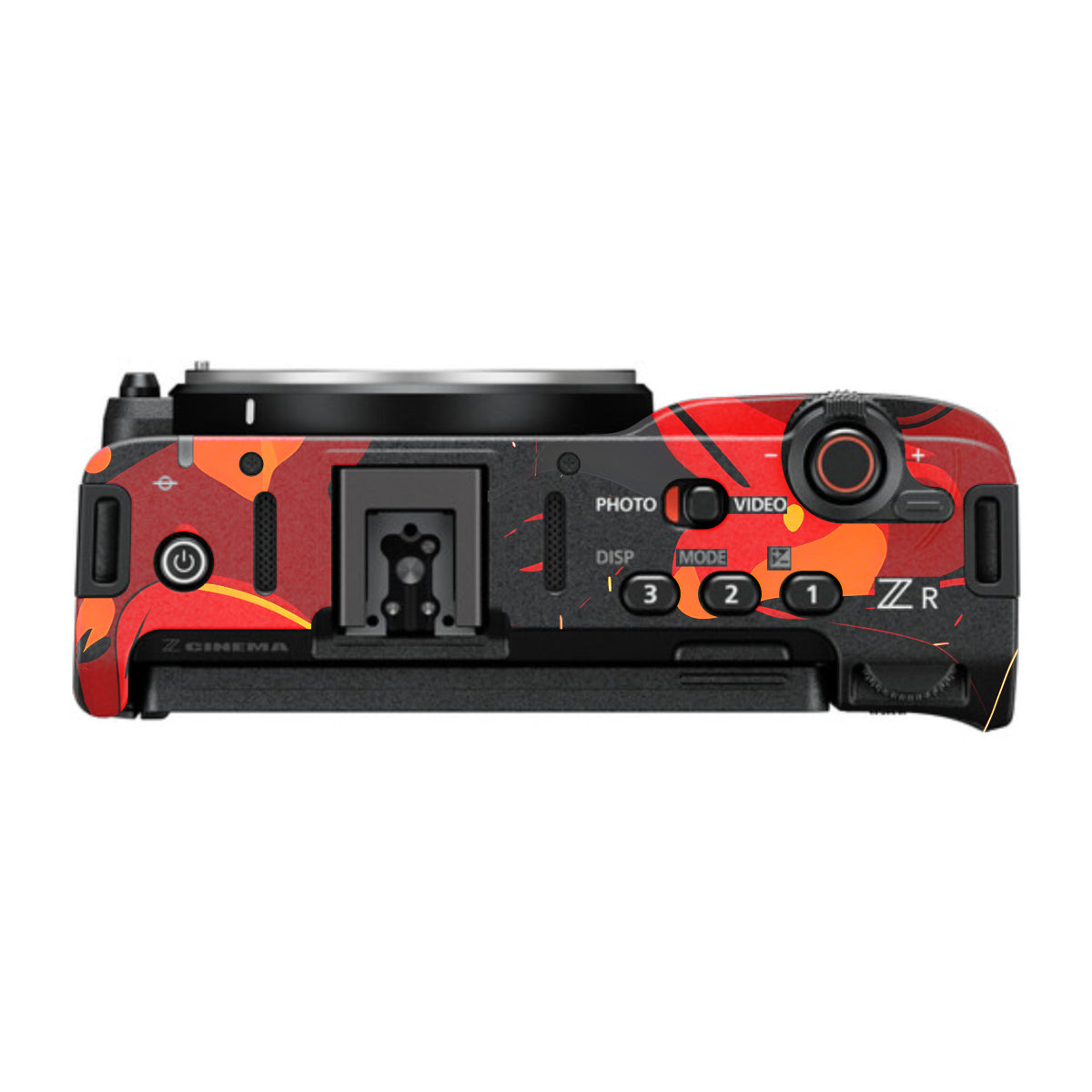 Lava Burst Nikon ZR Camera Skin