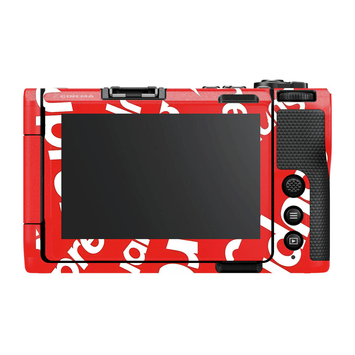 Supreme Red Nikon ZR Camera Skin