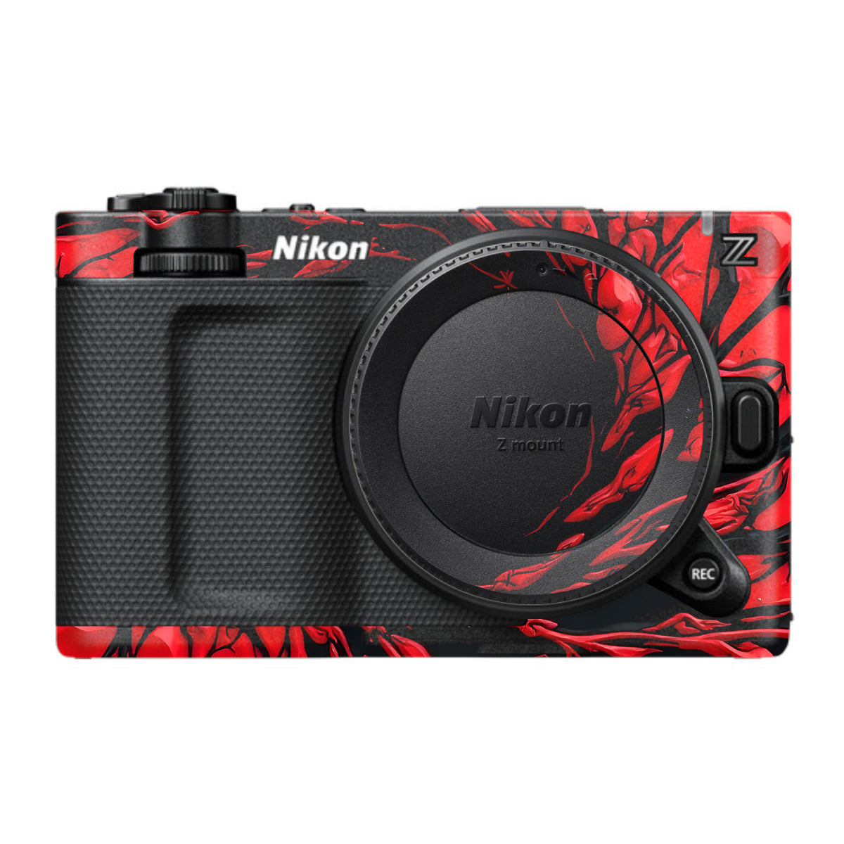 Venom Red Nikon ZR Camera Skin