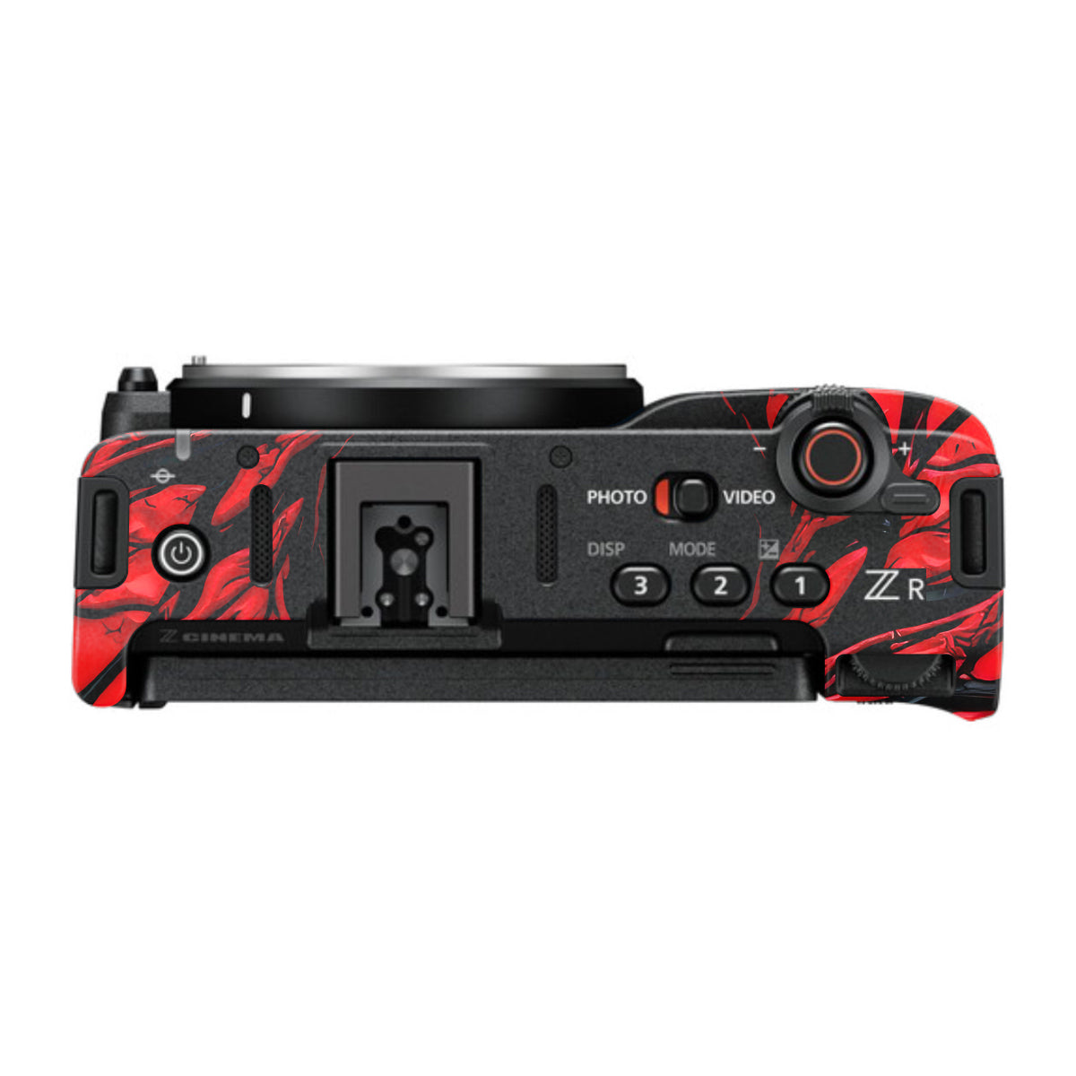 Venom Red Nikon ZR Camera Skin