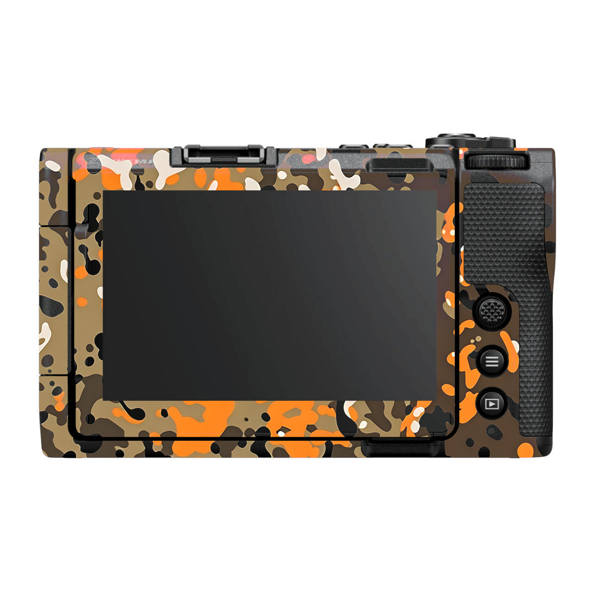Orange Brown Spot  Nikon ZR Camera Skin