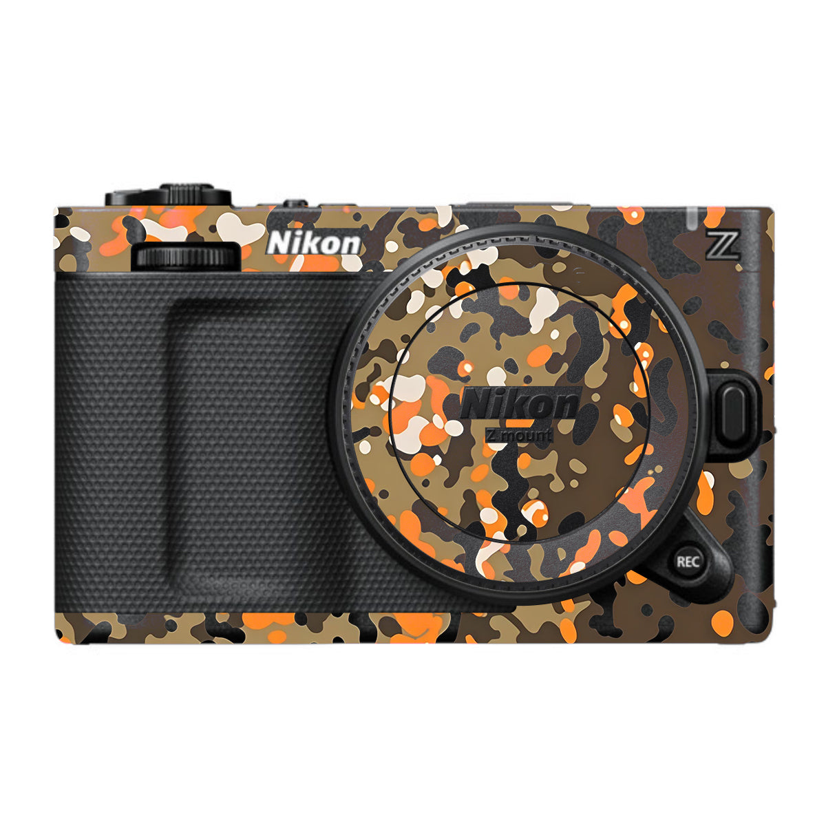 Orange Brown Spot  Nikon ZR Camera Skin