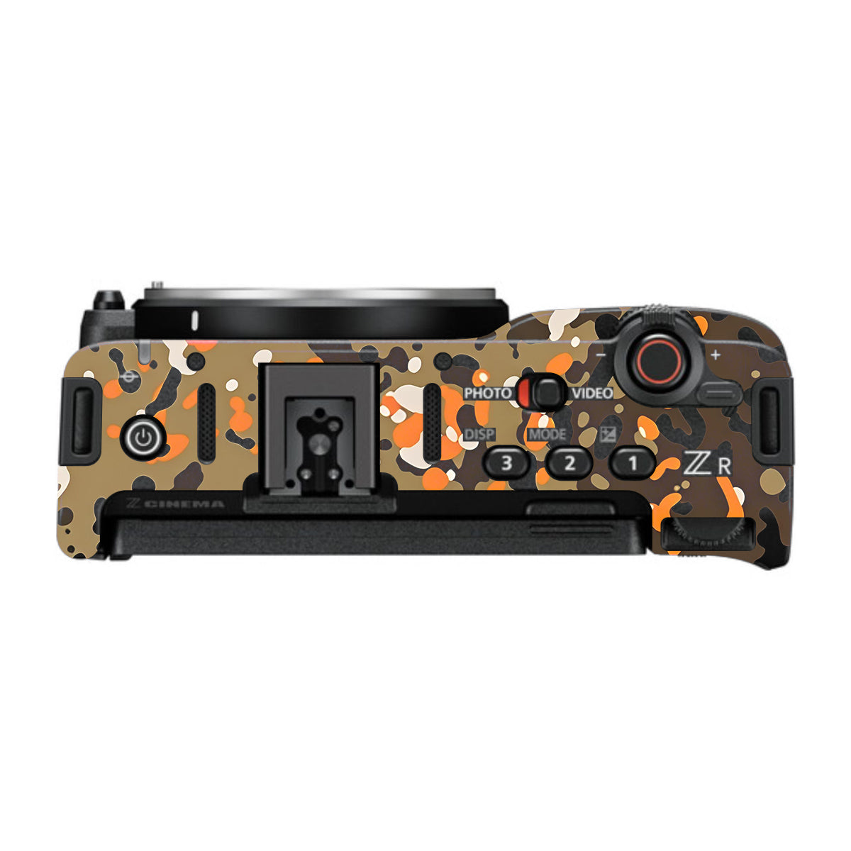 Orange Brown Spot  Nikon ZR Camera Skin