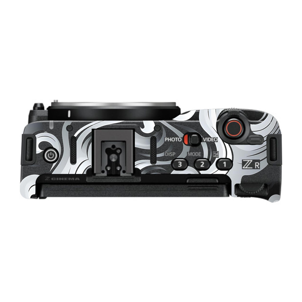 Smoke Swirl Nikon ZR Camera Skin
