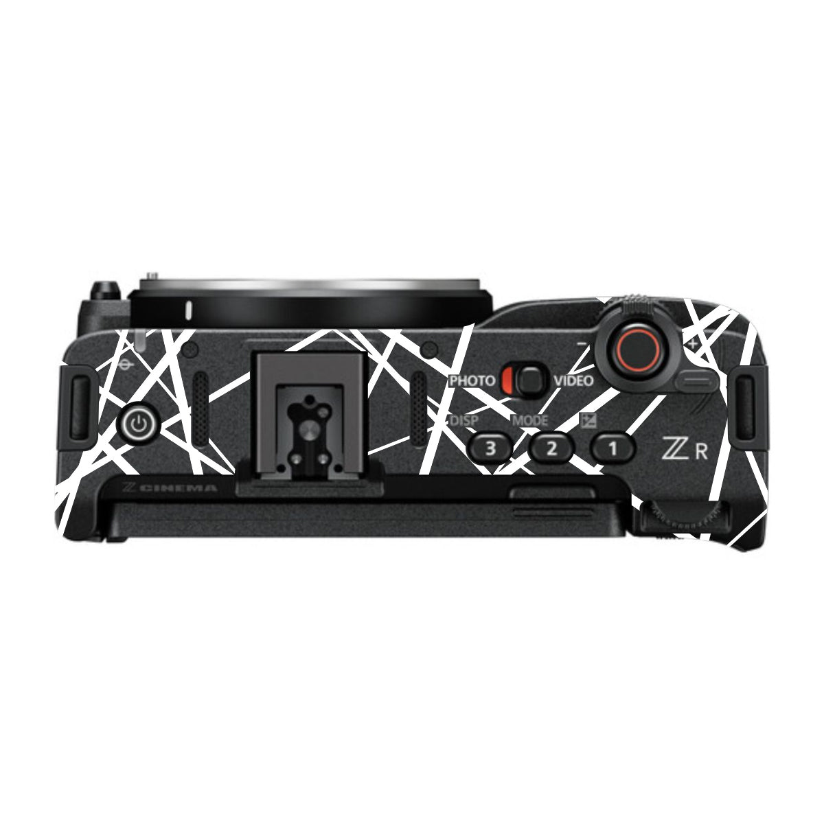 Mono Grid Nikon ZR Camera Skin