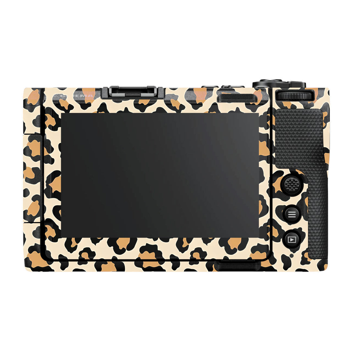 Sandy Leopard Spots Nikon ZR Camera Skin