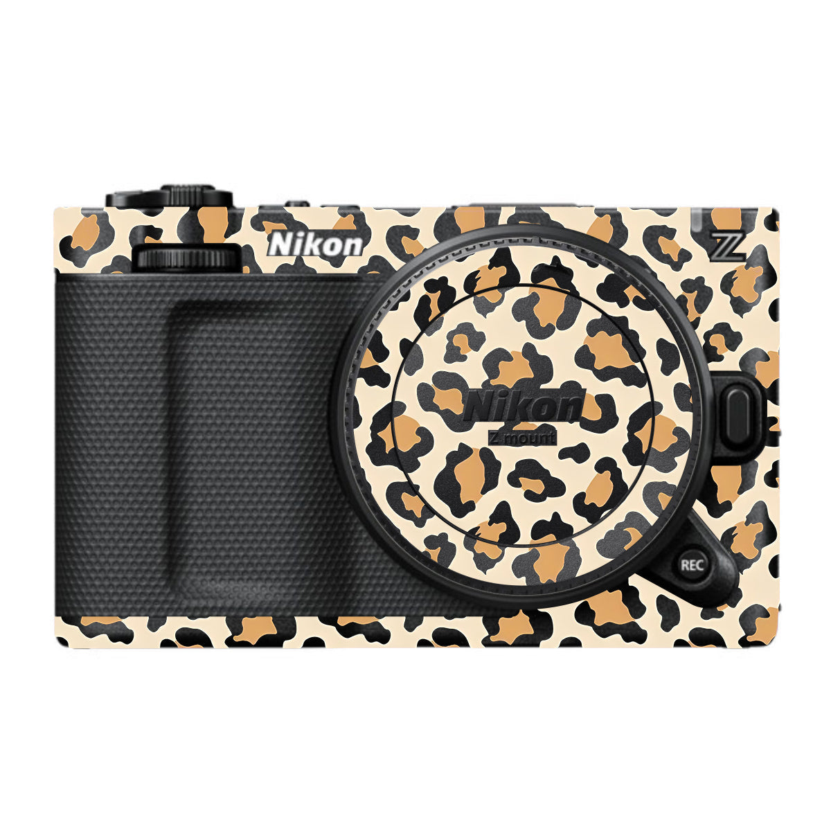 Sandy Leopard Spots Nikon ZR Camera Skin