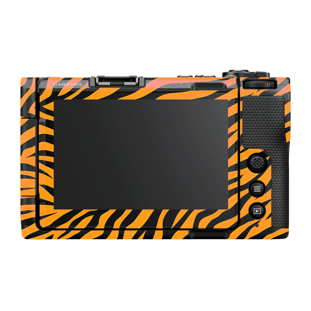 Zebra Gold Pattern Nikon ZR Camera Skin