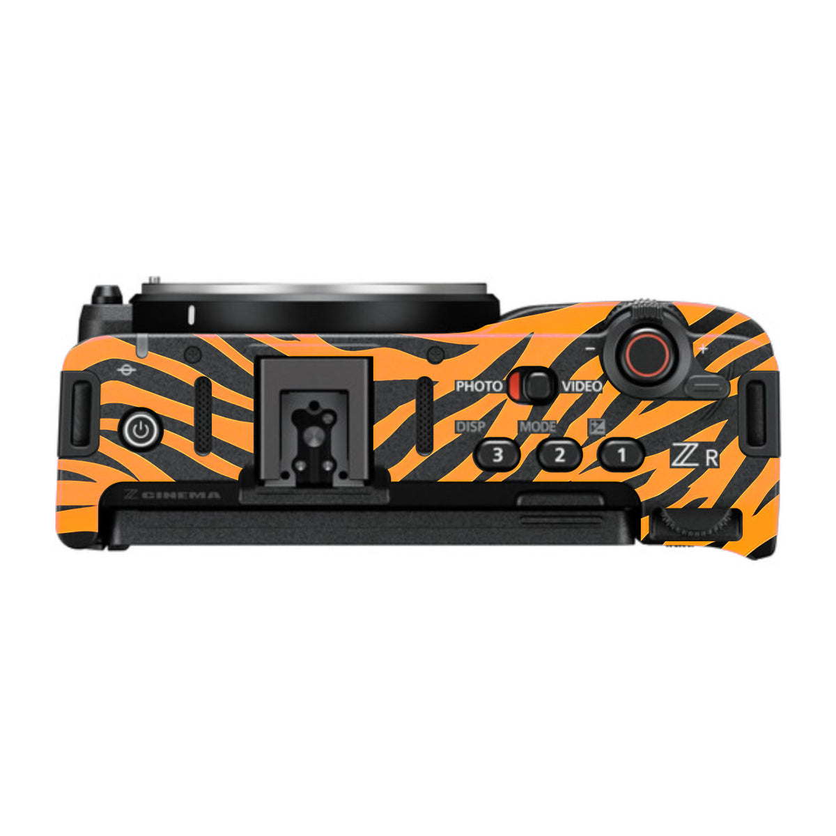 Zebra Gold Pattern Nikon ZR Camera Skin