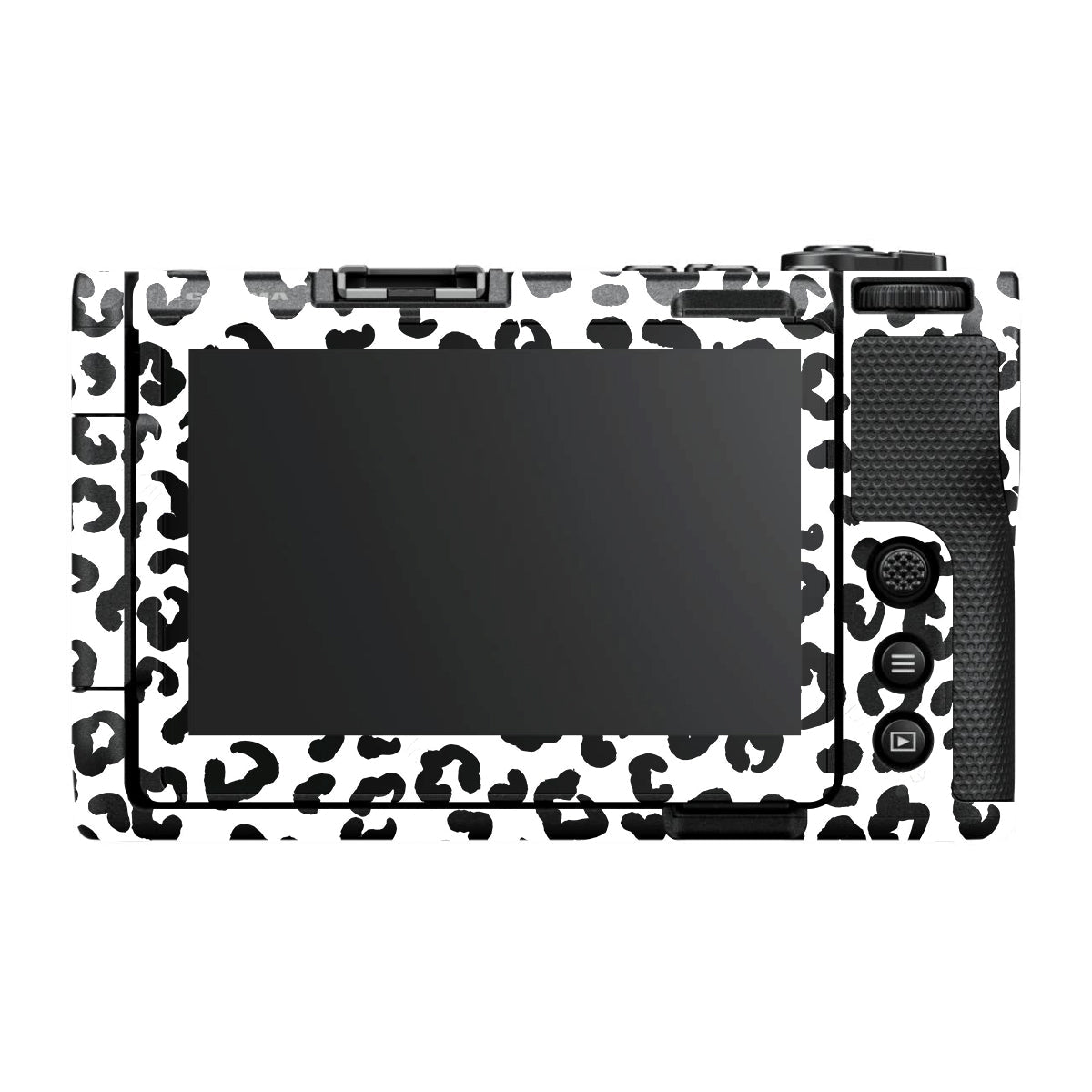 White Leopard Nikon ZR Camera Skin