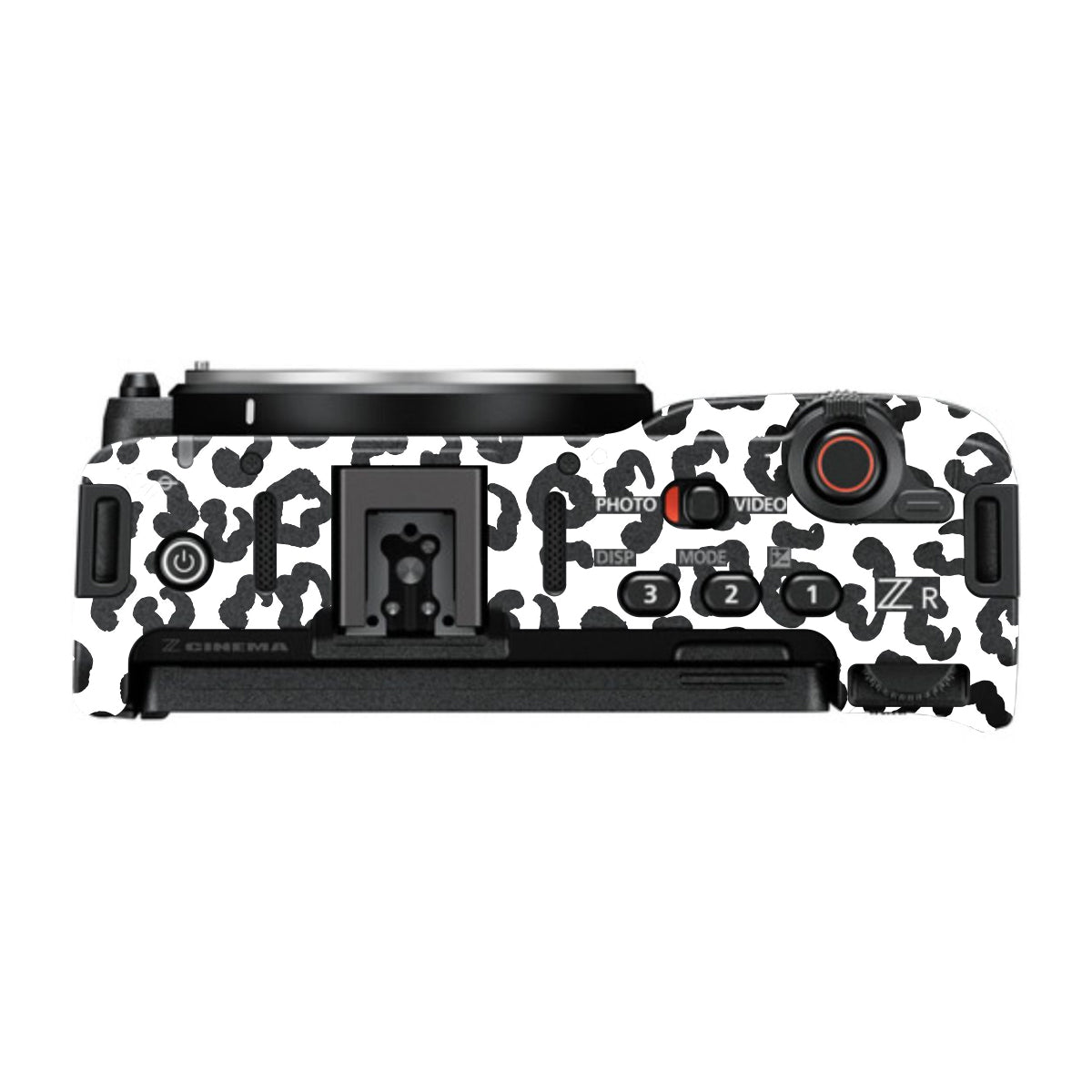 White Leopard Nikon ZR Camera Skin